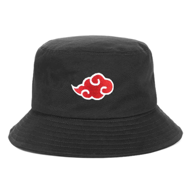 Chapeau noir Naruto Akatsuki en coton organique – Image 2