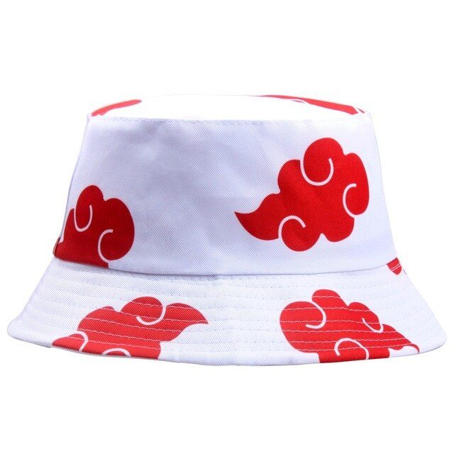 Chapeau blanc Naruto Akatsuki à logos – Image 2