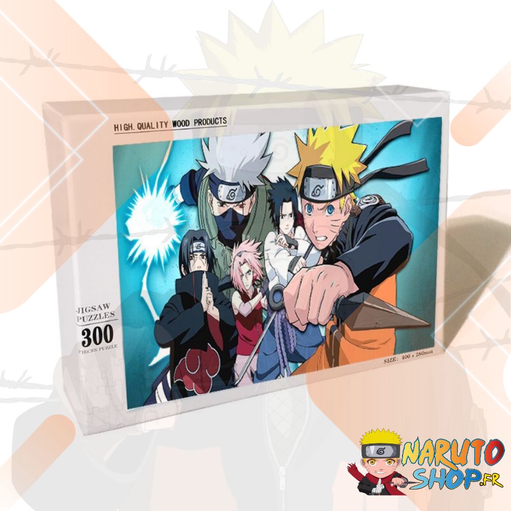 Puzzle Quiz Naruto Itachi Uchiha face à l'équipe 7