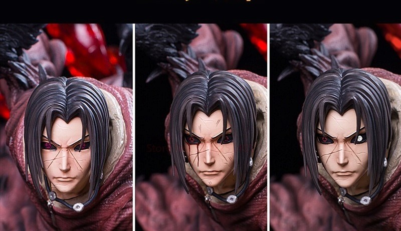 Figurine GK Naruto Itachi Uchiha Akatsuki 28 cm – Image 3