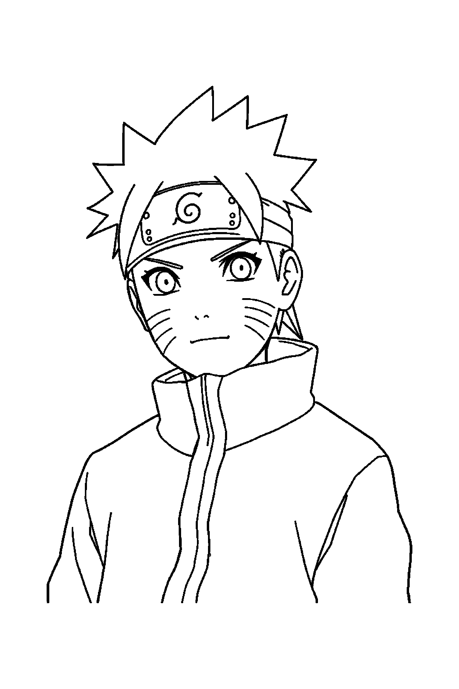 Coloriage Naruto gratuit à imprimer - Sasuke qui montre un shuriken avec un bras bien attaché au corps Coloriage Naruto gratuit à imprimer : Sasuke qui montre un shuriken avec un bras bien attaché au corps