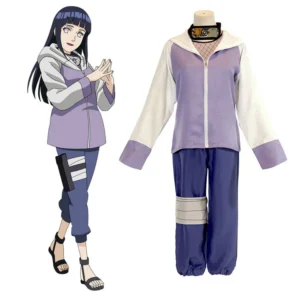 Cosplay Naruto Hinata Hyûga, tenue ninja de Konoha