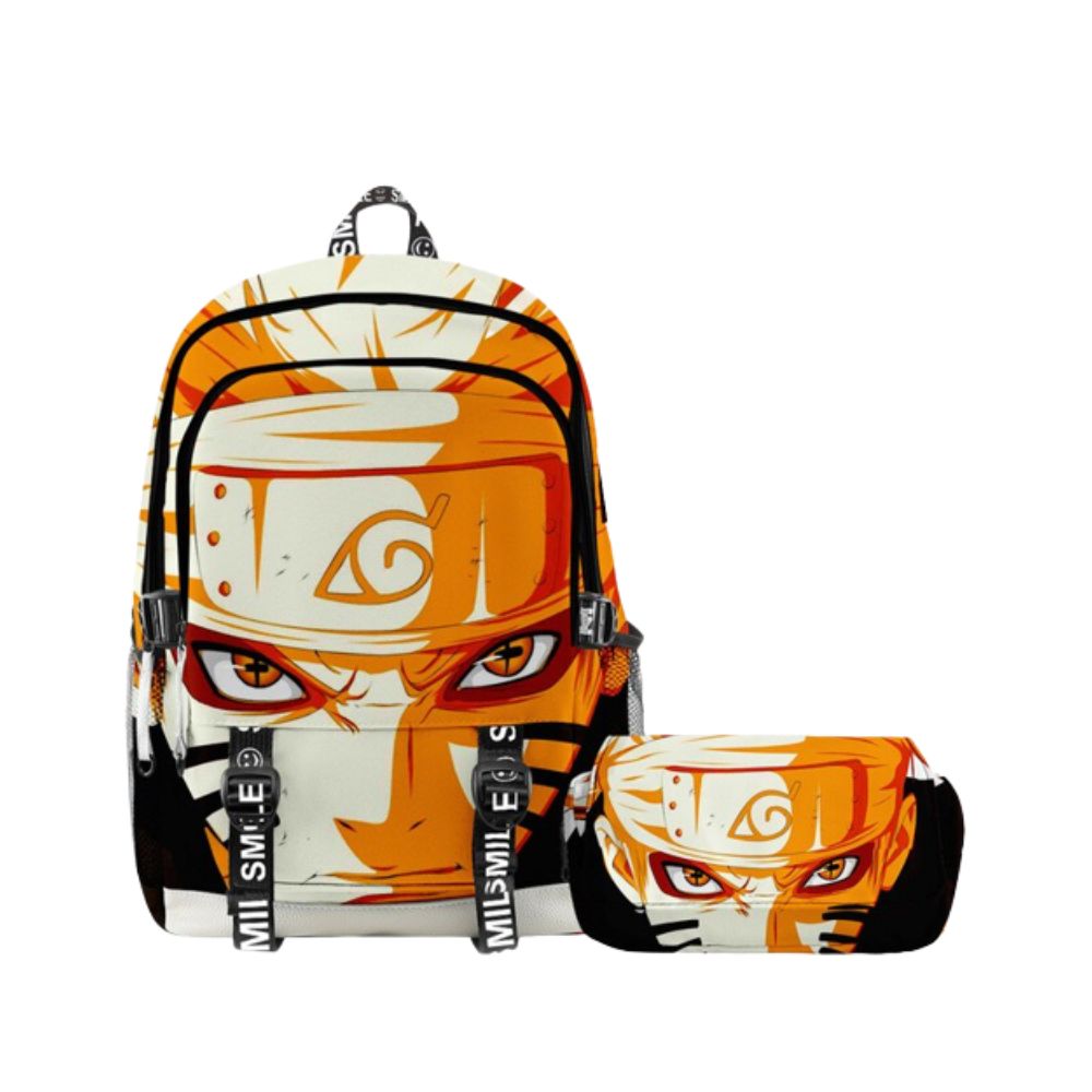 Sac à dos Naruto Mode Sage avec doublure en polyuréthane – Image 2