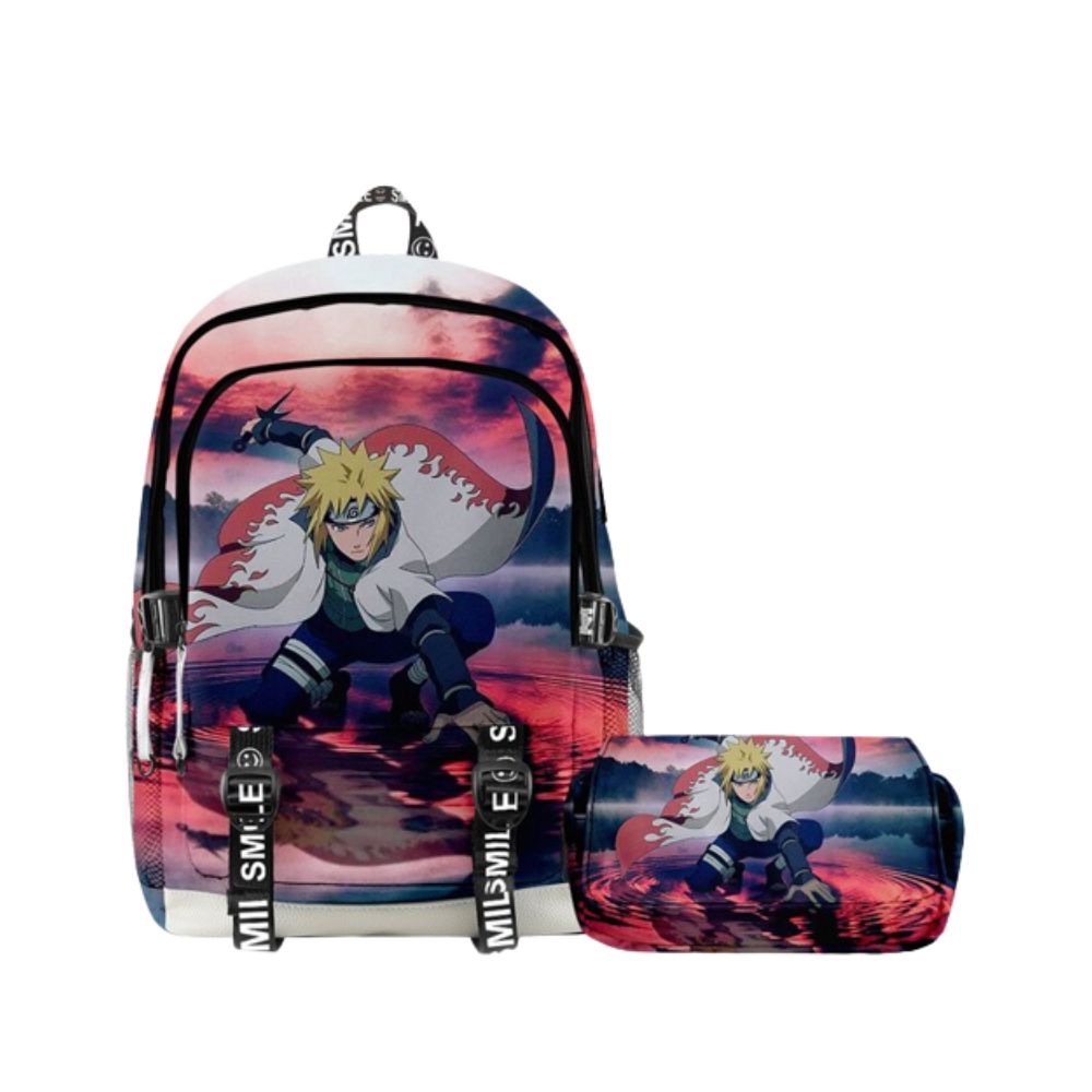 Sac à Dos Naruto Minato 2 Pcs avec confort ergonomique – Image 2