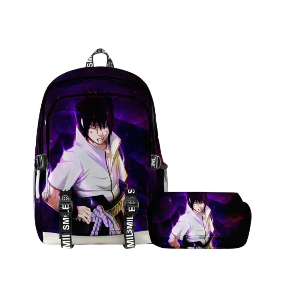 Sac à dos Naruto Uchiwa Sasuke 2 Pcs – Image 2