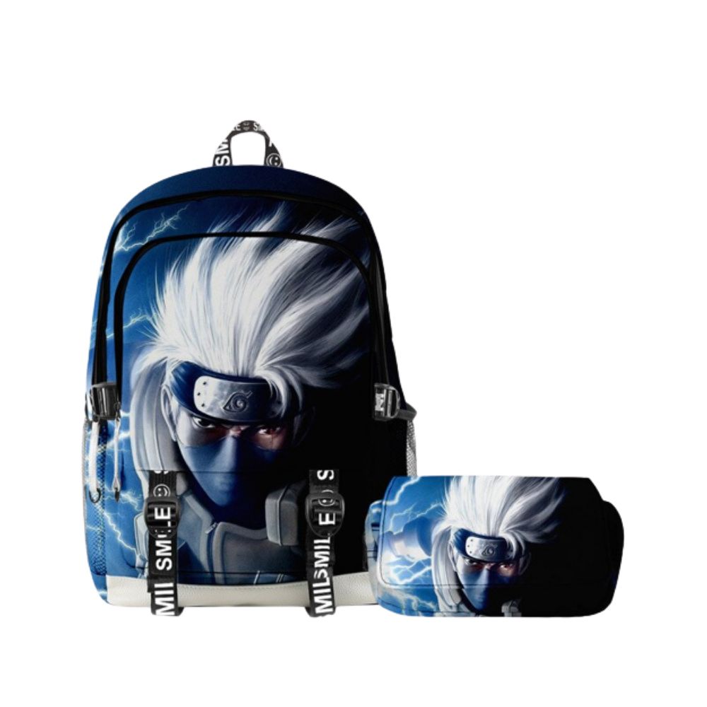 Sac à dos Naruto Kakashi Raikiri 2 pcs avec sangle réglable – Image 2