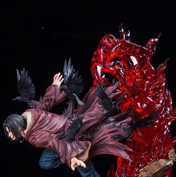 Figurine GK Naruto Itachi Uchiha Akatsuki 28 cm – Image 4