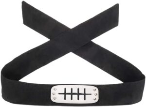 Bandana Naruto Pain Konoha avec plaque frontale
