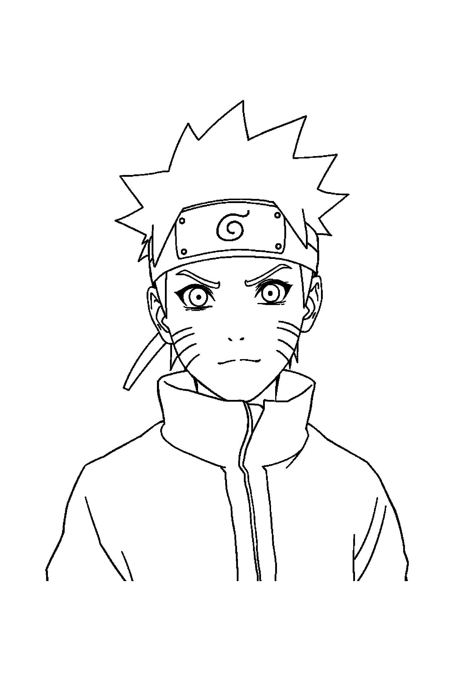 Coloriage Naruto gratuit à imprimer - Sasuke avec un shuriken et des motifs feuilles Coloriage Naruto gratuit à imprimer : Sasuke avec un shuriken et des motifs feuilles