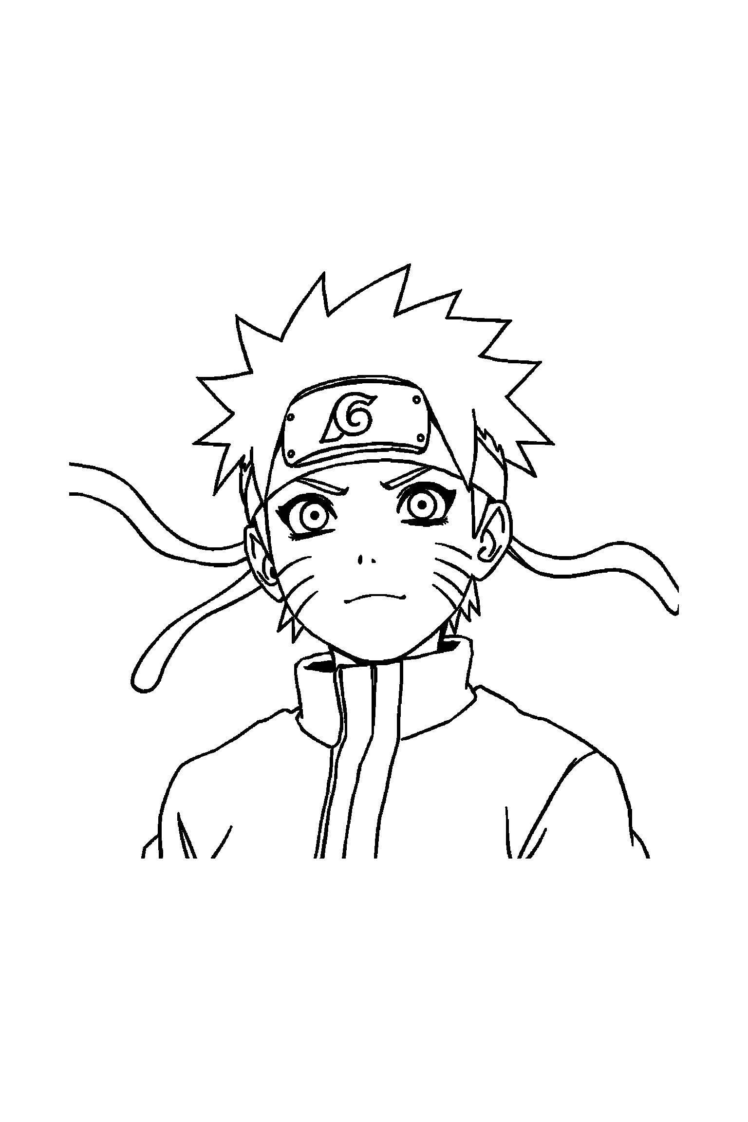 Coloriage Naruto gratuit à imprimer - Kakashi avec un autre personnage de son univers Coloriage Naruto gratuit à imprimer : Kakashi avec un autre personnage de son univers