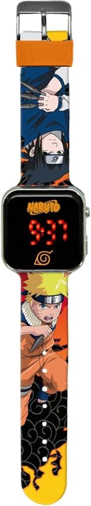 Montre numérique LED Naruto avec bracelet en silicone enfant – Image 2