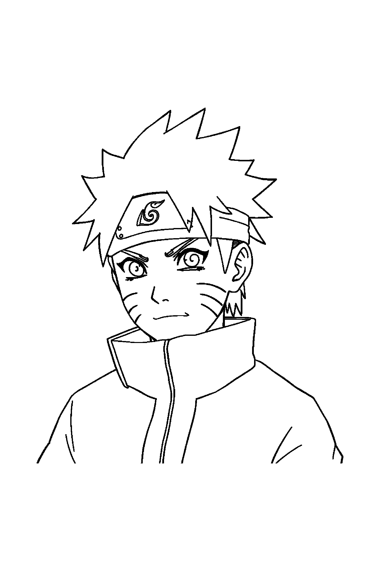 Coloriage Naruto gratuit à imprimer - Sasuke avec un shuriken sur un fond clair Coloriage Naruto gratuit à imprimer : Sasuke avec un shuriken sur un fond clair