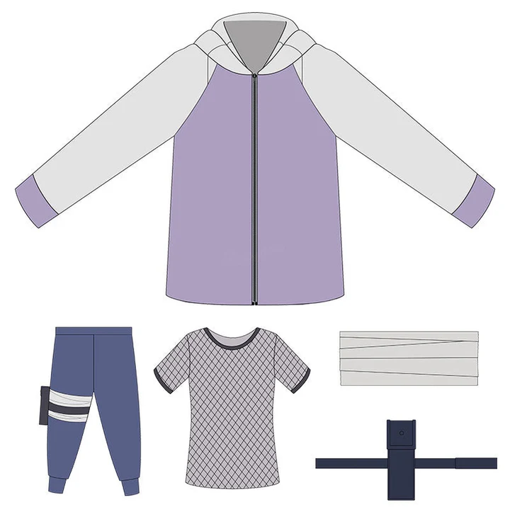 Cosplay Naruto Hinata Hyûga, tenue ninja de Konoha – Image 4
