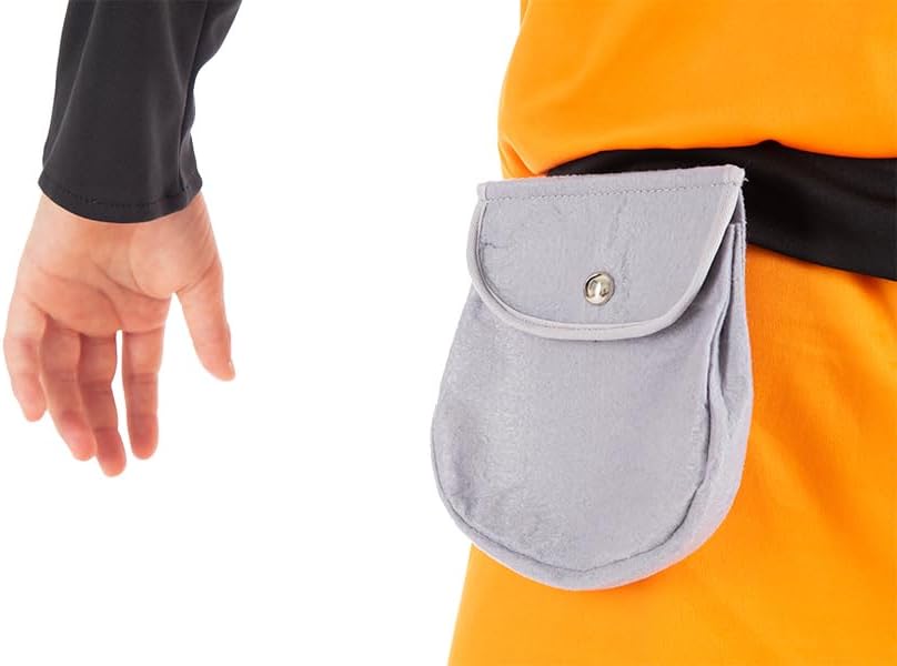 Costume Naruto Uzumaki garçon 5 pièces avec accessoires – Image 3