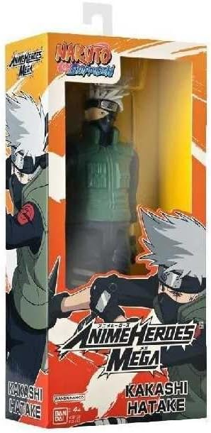 Figurine articulée Naruto Shippuden Kakashi Hatake Mega 30 cm par Bandai – Image 6