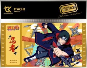 Carte à collectionner Naruto Golden Ticket V2 7,2 x 14,5cm