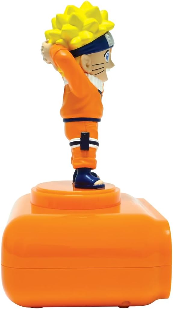 Réveil veilleuse Naruto orange avec écran LCD rétro-éclairé – Image 7