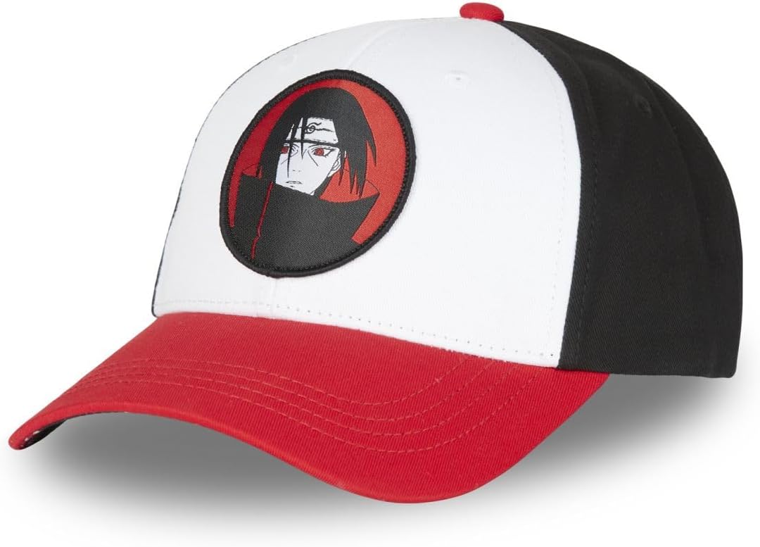 Casquette baseball Naruto Itachi Akatsuki blanc/noir/rouge