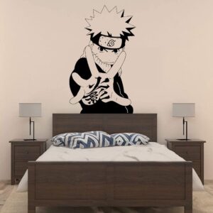 Sticker mural Naruto Kakashi Hatake en vinyle mat
