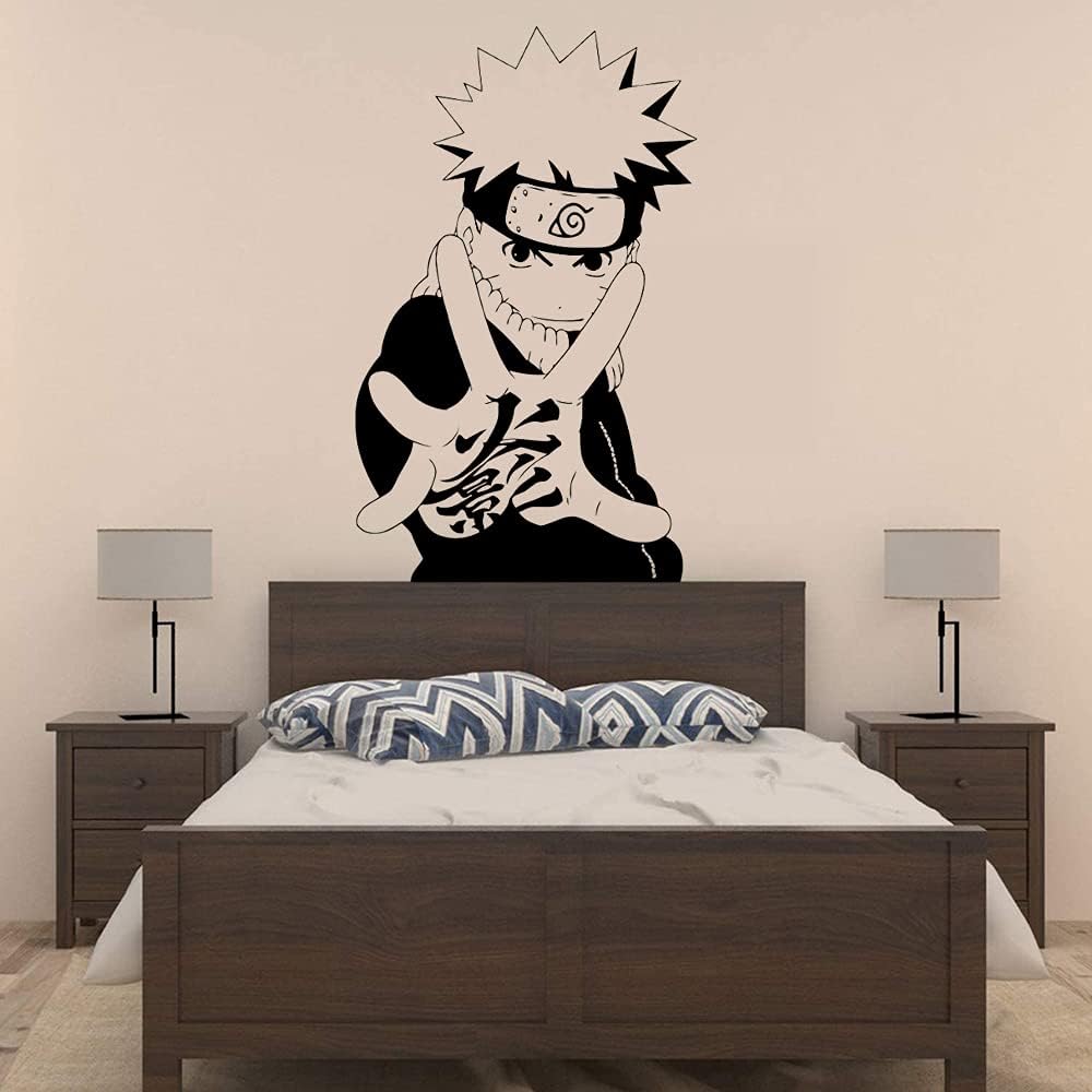 Sticker mural Naruto Kakashi Hatake en vinyle mat