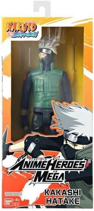 Figurine articulée Naruto Shippuden Kakashi Hatake Mega 30 cm par Bandai – Image 2