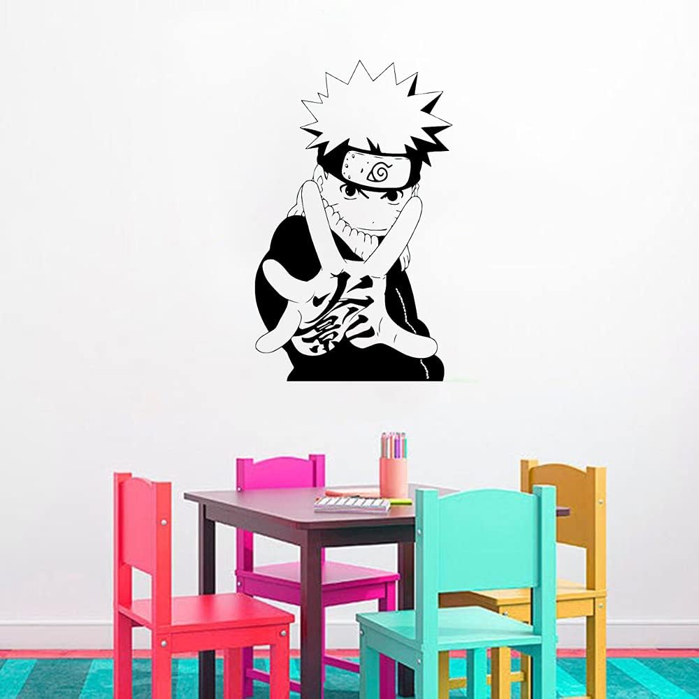 Sticker mural Naruto Kakashi Hatake en vinyle mat – Image 3
