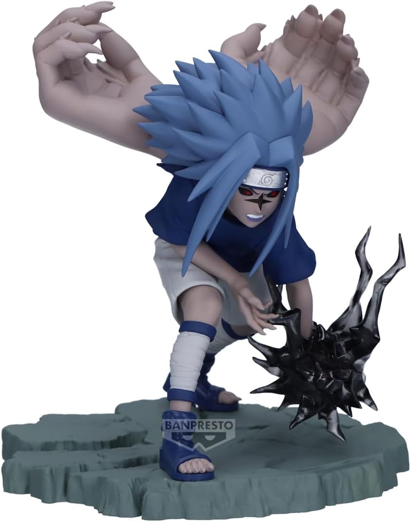 Figurine Naruto Sasuke en transformation Sceau Maudit 10 cm – Image 3