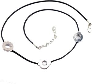 Collier Naruto Itachi Uchiha à anneaux pour cosplay