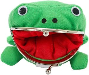 Porte-monnaie grenouille Naruto Uzumaki en coton vert
