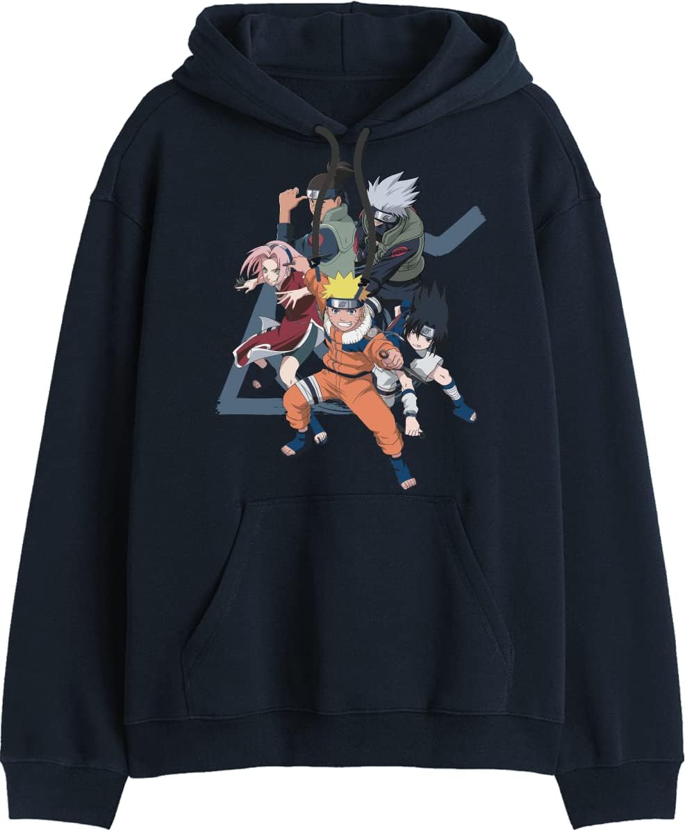Sweat à capuche Naruto homme navy 005
