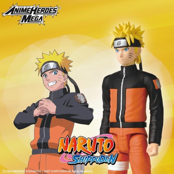 Figurine articulée Naruto Uzumaki 30 cm Anime Heroes Mega – Image 6
