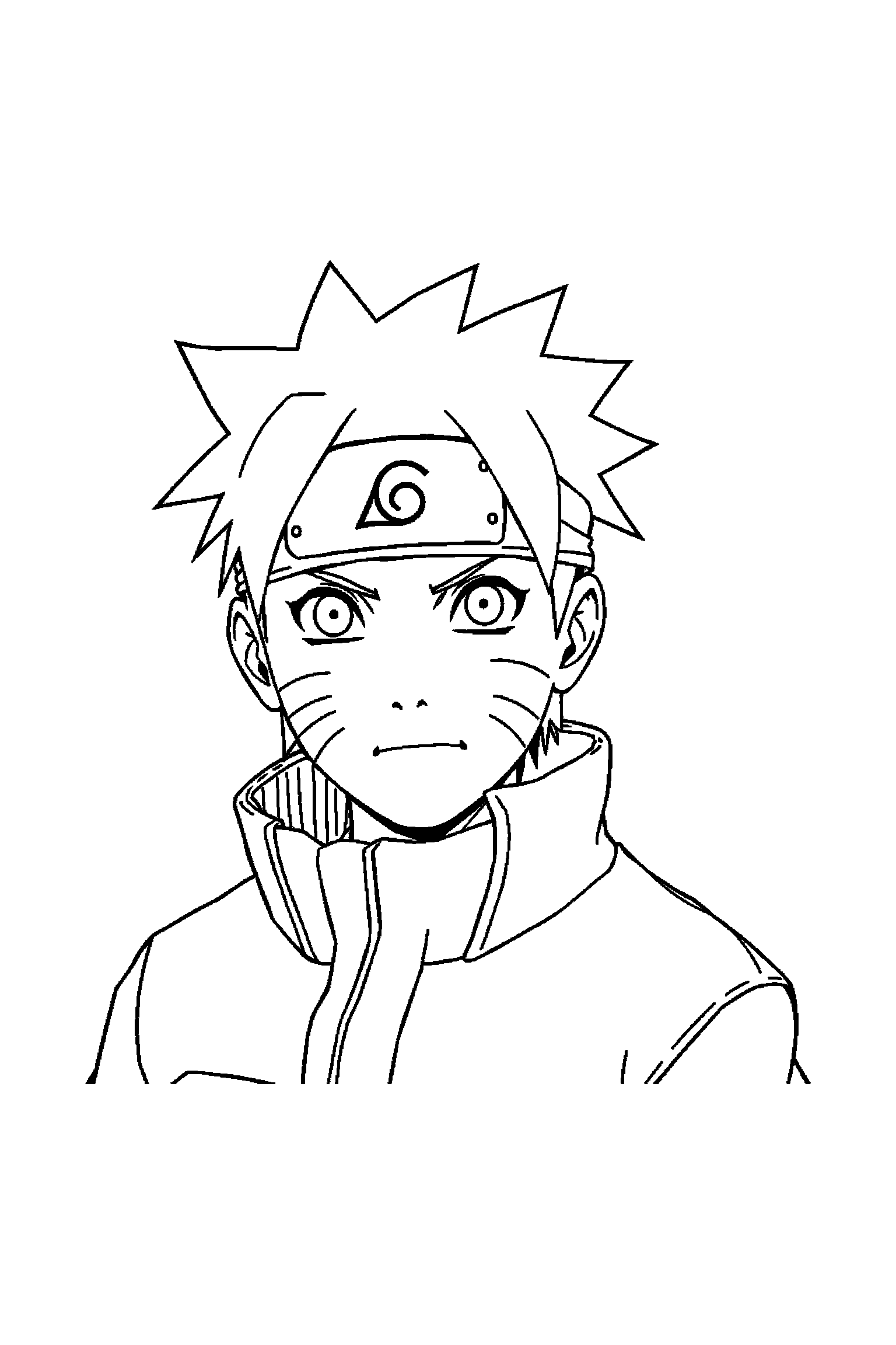Coloriage Naruto gratuit à imprimer - Sasuke au centre avec scène détaillée de un dojo Coloriage Naruto gratuit à imprimer : Sasuke au centre avec scène détaillée de un dojo