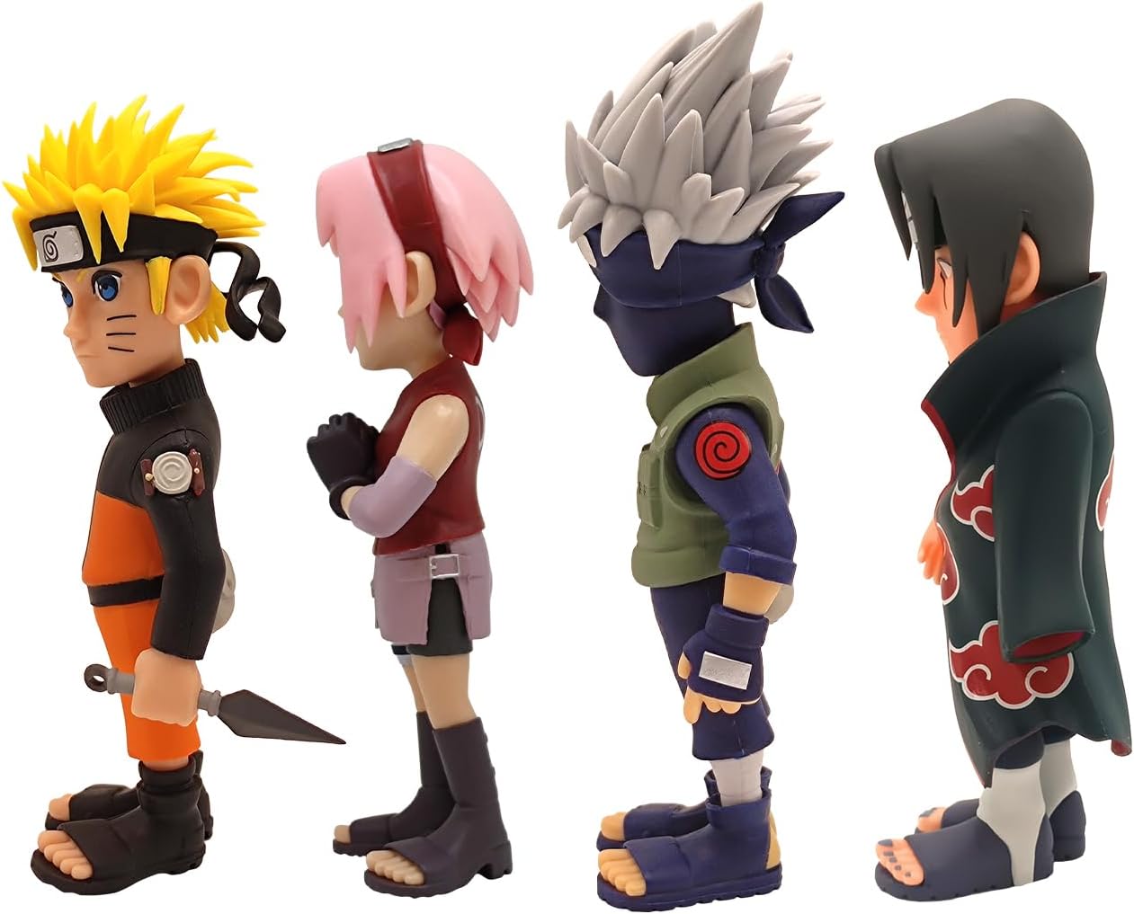 Pack Minix Naruto Shippuden 4 figurines 7 cm : Naruto, Kakashi, Itachi et Sakura – Image 4