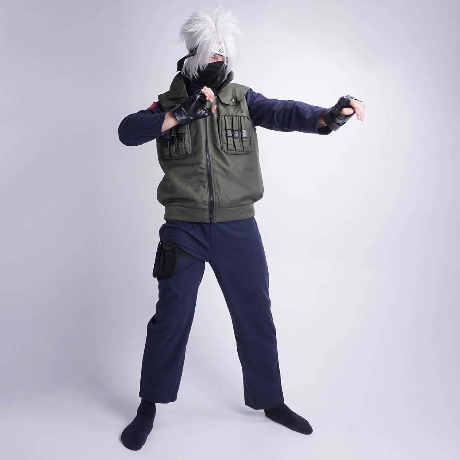 Gilet de protection Naruto Kakashi Hatake taille L – Image 4