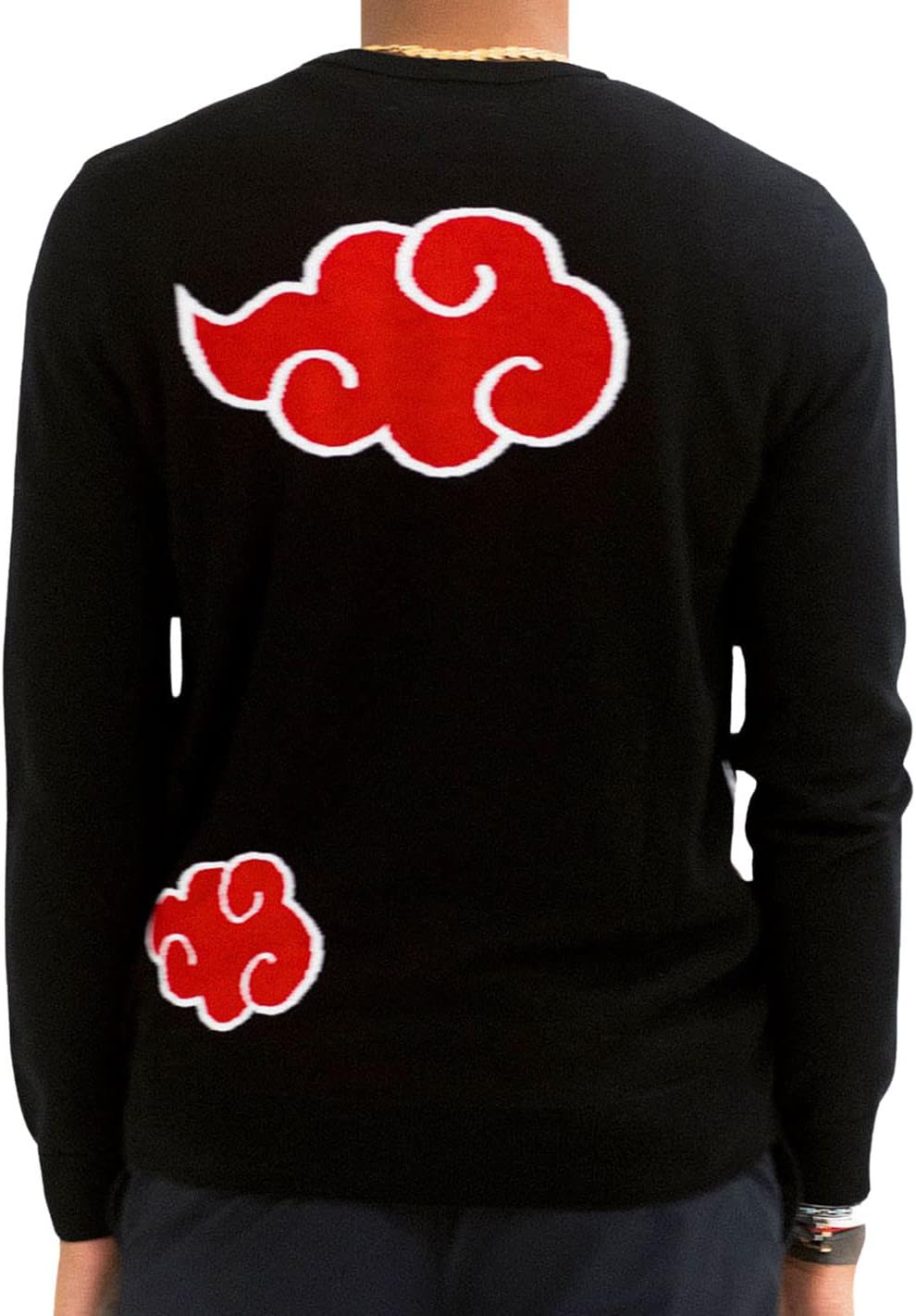 Pull-over Naruto Akatsuki Cloud noir pour homme – Image 3