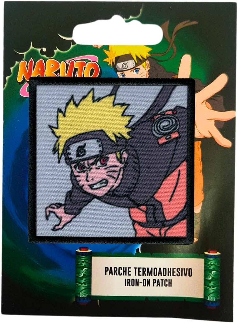 Patch thermocollant Naruto Uzumaki 4 en broderie 100% Polyester