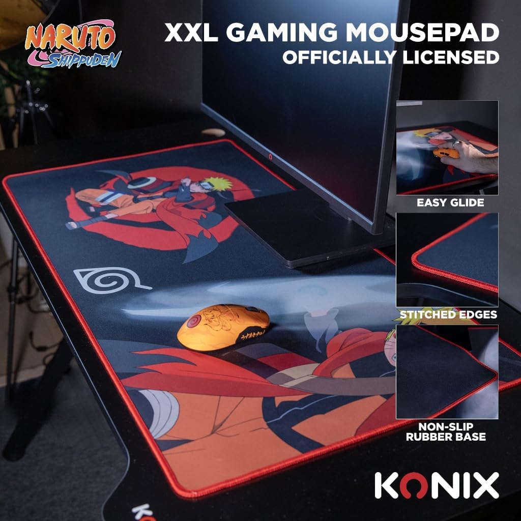 Tapis de souris XXL Naruto Shippuden 90 x 46 cm Naruto Mode Hermite – Image 3