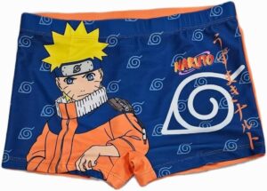 Boxer de bain Naruto orange garçon en 88% Polyester 12% Elasthane, 4 Ans