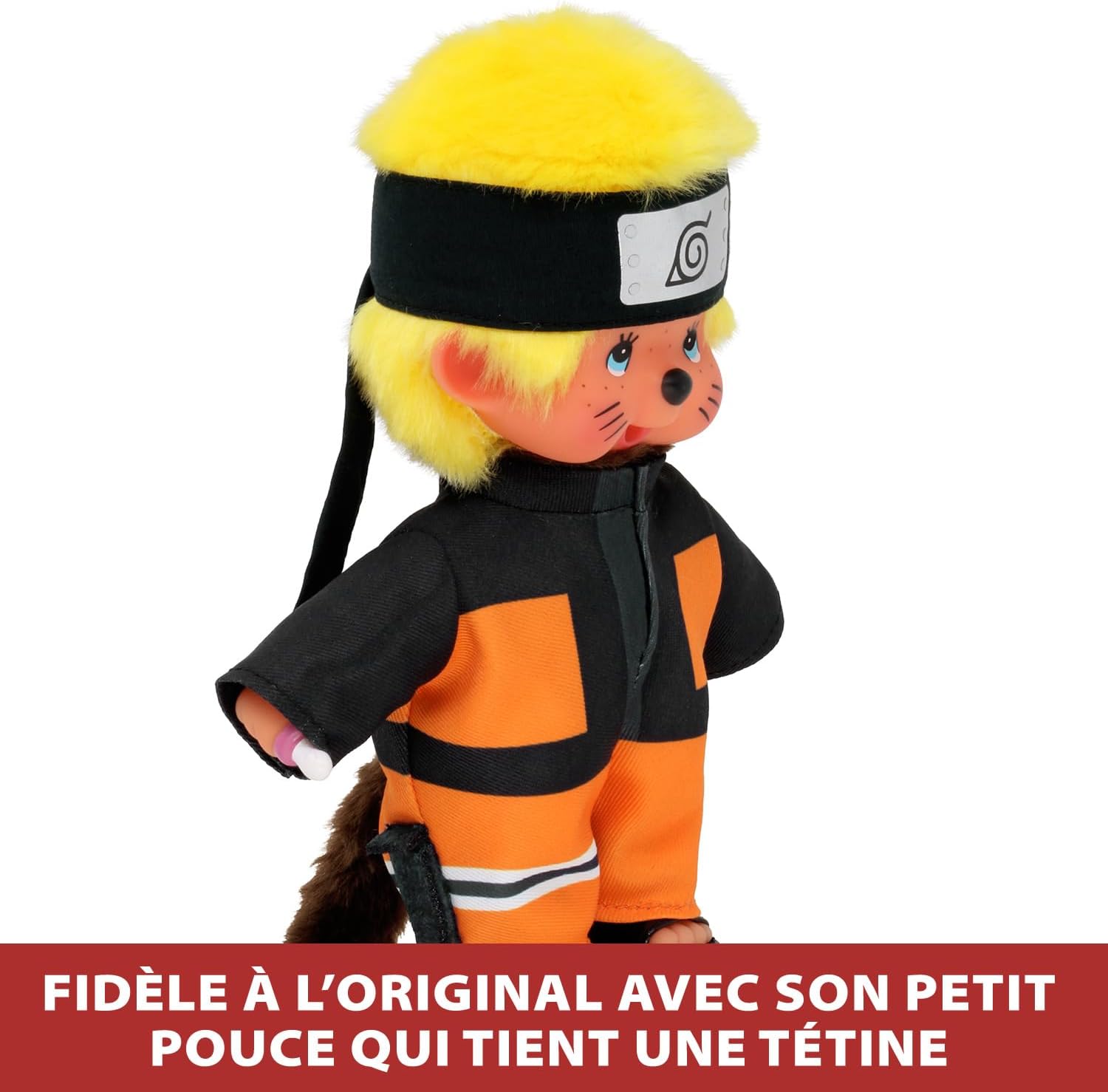 Peluche Monchhichi Naruto Shippuden 20 cm, esprit années 80 – Image 6