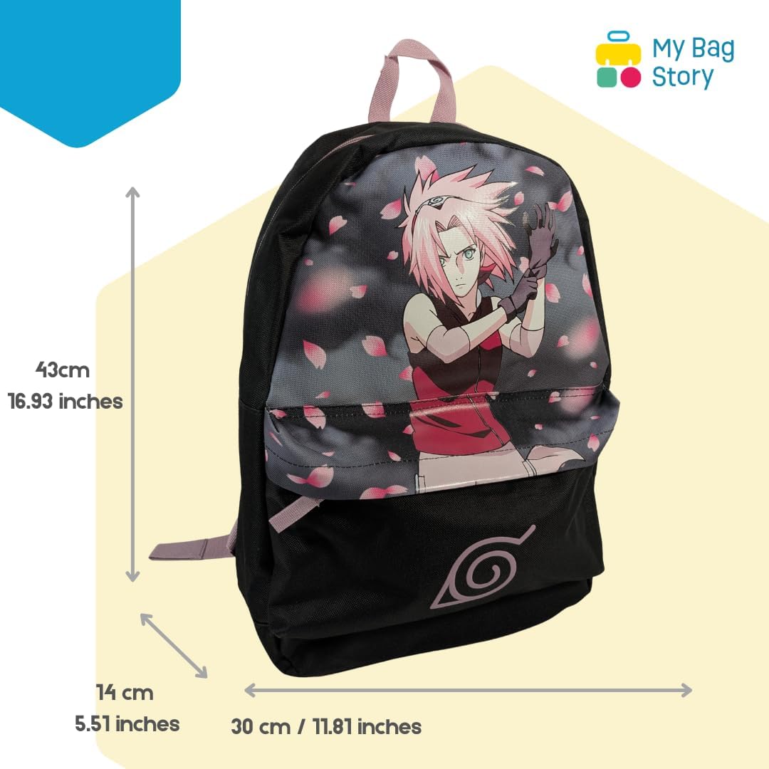 Sac à dos Naruto 43x30x14 cm avec poche avant – Image 2