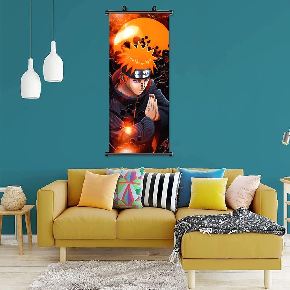 Poster mural Naruto Pain / Tendo en tissu enroulable 70 x 30 – Image 2