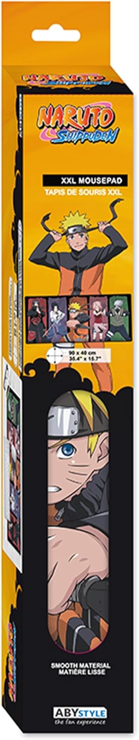 Tapis de souris gaming XXL Naruto Shippuden Groupe – Image 3