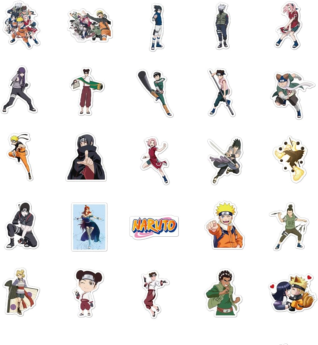 Autocollants Naruto en vinyle imperméables, lot de 100 – Image 4