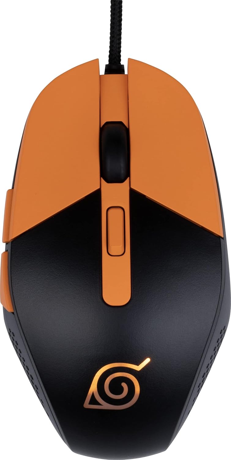 Souris gaming filaire Konix Naruto Shippuden Konoha LED