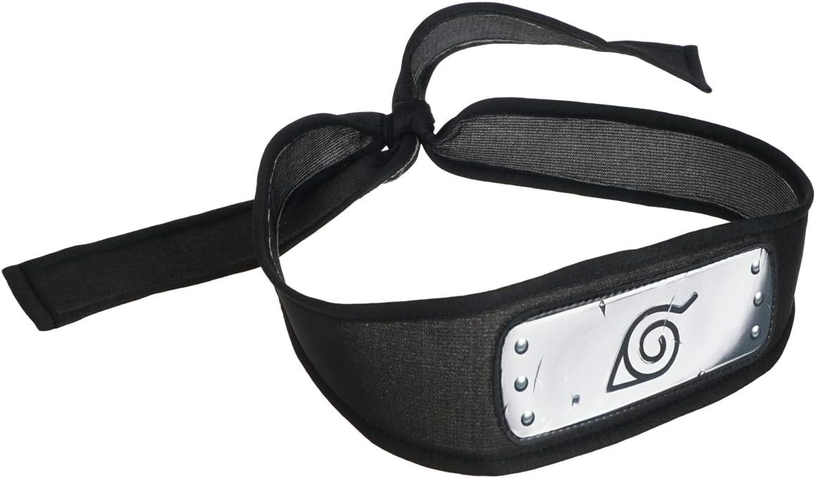 Bandeau Naruto Konoha 120 cm avec plaque en cuir PU – Image 2