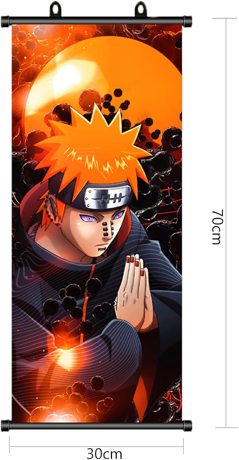 Poster mural Naruto Pain / Tendo en tissu enroulable 70 x 30 – Image 5