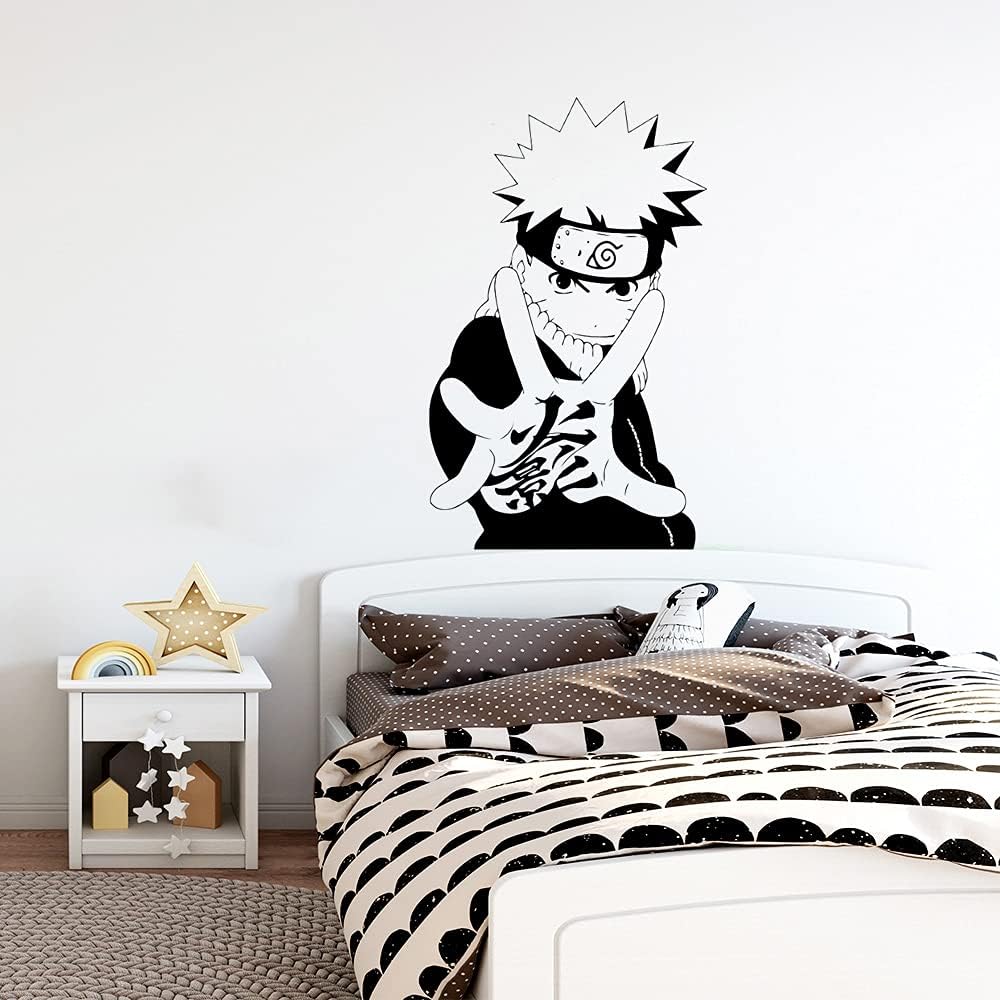 Sticker mural Naruto Kakashi Hatake en vinyle mat – Image 4