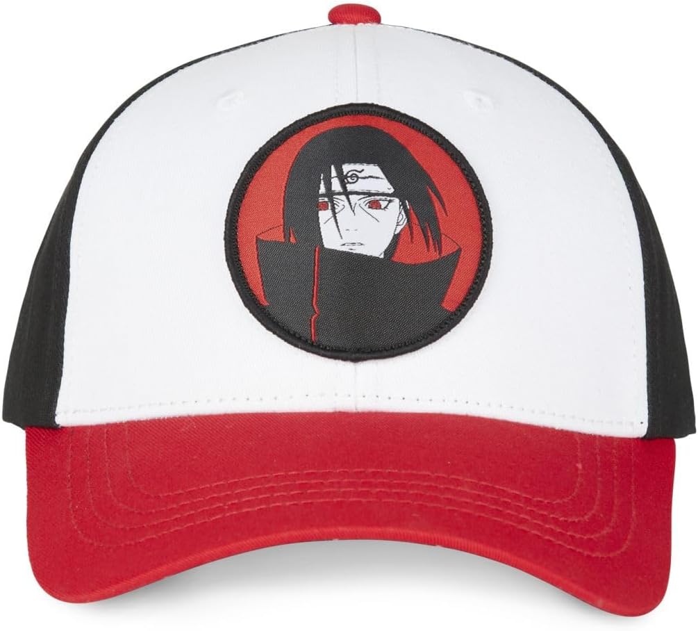 Casquette baseball Naruto Itachi Akatsuki blanc/noir/rouge – Image 2