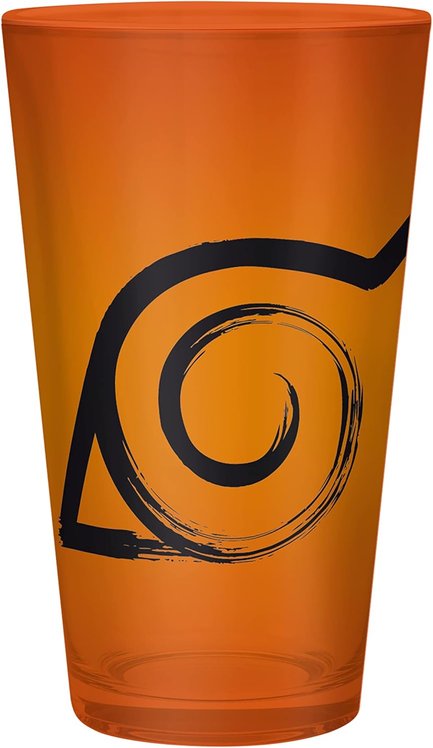 Pack Naruto Shippuden Konoha avec verre XXL, pin's et carnet – Image 3
