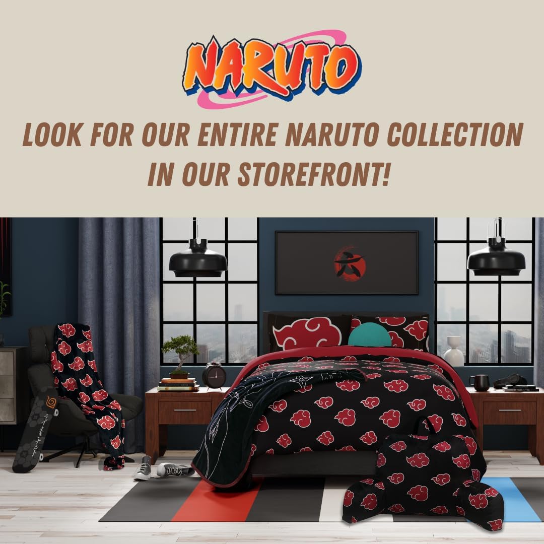Poncho couverture à capuche Naruto Akatsuki 50 "X 70" – Image 7